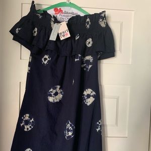 Anthropologie Super cute off the shoulder dress.